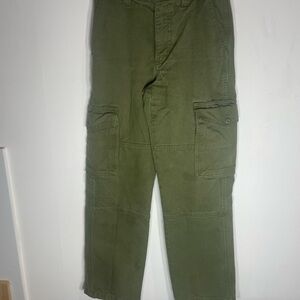 TNA Women's Olive Boot Cut Cargo Pants